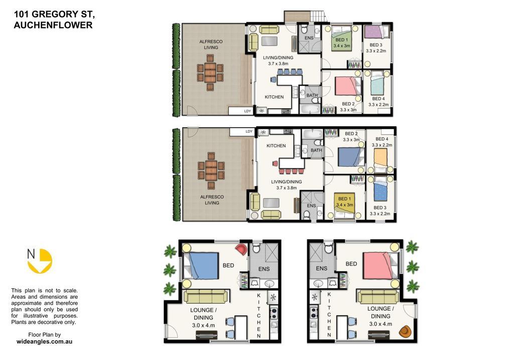 Milton Mews Townhouses & Studio Brisbane Exterior photo